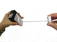 FixtureDisplays Security Pull Box Cable Box Tether Security Cable for Cellphone Cameras 12179-NF