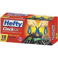 Hefty E86720 18 Count 39 Gallon Cinch Sak Lawn & Leaf Bags