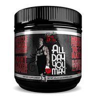 Rich Piana 5% Nutrition All Day You May BCAA & Joint Recovery Drink (Fruit Punch) 17.2oz (465g) 30 Servings
