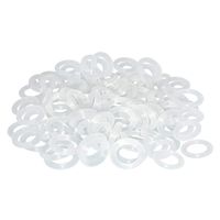 ThreeBulls 120Pcs Rubber O-Ring Switch Dampeners Keycap white For Cherry MX Key Switch Keyboards Dampers