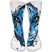 Futong Huaxia Blue Tiger Unisex High Compression Socks Soccer Knee Long Stockings Ankle Sport Casual Socks