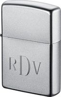 Personalized Zippo Lighter with Roman Monogram - Free Engraving