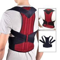 Thethan Back Posture Shoulder Lumbar Brace Spine Support Adjustable Belt Body Health Care
