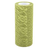 uxcell Lace Festival Party Tutu Gift Decor DIY Craft Tulle Spool Roll 6 Inch x 10 Yards Olive Green