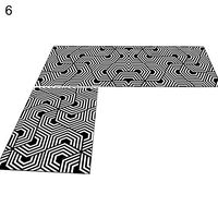 TbpersicwT Home bedroom carpet door mat, Triangle Grid Animal Bathroom Anti-slip Doormat Floor Mat Rug Living Room Decor - 40120cm 6