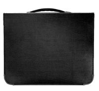 Prat Start 2 Presentation Case, Rigid Cover, Multi-Ring Binder with 10 Sheet Protectors, Spine-Mounted Handle, 17 X 14 inches, Black (S2-2171)