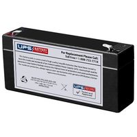 Yuasa NP2.8-6 6V 3Ah Replacement Battery with F1 Terminal