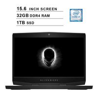 2019 Dell Alienware M15 15.6 Inch FHD Gaming Laptop (8th Gen Inter 6-Core i7-8750H up to 4.1GHz, 32GB DDR4 RAM, 1TB SSD, NVIDIA GeForce GTX 1060 6GB, WiFi, Bluetooth, Windows 10)