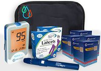 Raindrop USA - Clever Choice Voice HD Blood Glucose Monitor Kit (200 Test Strips, 200 Lancets)
