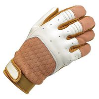 Biltwell Bantam Gloves (White/Tan, X-Large) by Biltwell