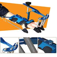 JJDD'G Finger Wrist Orthotics Exerciser, Hand Rehabilitation Training Finger Orthotic for Stroke Hemiplegia Patients Tendons Exercise,Blue