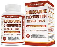 Premium Glucosamine Chondroitin MSM Supplement Tablets w/Turmeric & Boswellia - Max Strength Joint Pain Relief & Lubrication, Anti-Inflammatory - Glucosamine Sulfate Joint Supplement for Men & Women