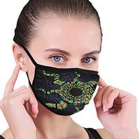 Mouth Masks for Dust Protection Anti Face Mask Washable Earloop Mask Blue Mandala