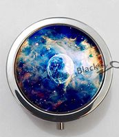 BlackKey Bubble Pattern Design 3-Compartment Decorative Pocket Gift Box Case Organizer for Pill, Color 1 -1478