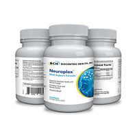 Biocentric Health's Neuroplex - 30 Capsules - Supports Cognitive Health and Mental Energy, Promotes Focus and Mental Clarity with Bacopa, Cognizin, Suntheanine, and Neurofactor