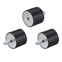 uxcell M10 Male Female Rubber Mounts,Vibration Isolators,Shock Absorber 50mm x 40mm 3pcs