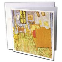 3dRose Van Goghs Bedroom in Arles by Vincent Van Gogh - Greeting Cards, 6 x 6 inches, set of 6 (gc_128156_1)