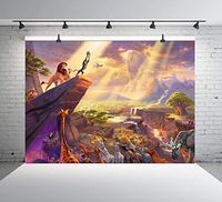Cartoon Lion Jungle Safari Backdrop Forest King Photography Backgrounds Baby Shower Newborn Kids Birthday Party Children Art Studio Backdrop Props 5x3ft E00T10166XGY