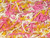 6oz Bag U Choose Size Pink Yellow White Gift Basket Shred Crinkle Paper Filler Bedding nfLG -1636