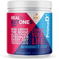 Real Ketones Prime D+ BHB (Beta-Hydroxybuterate) and MCT Exogenous Ketone Powder Supports Ketogenic Diet, Energy Boost, Mental Clarity (Lemon Twist) (56 Serving)