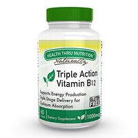 Vitamin B-12 Triple Action 1000mcg 60 Tablets (Gluten-Free)