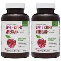 Detox & Cleanse Apple Cider Vinegar – (2pack) 100% Natural & Organic Premium Supplement (1500 mg) for Fast Weight Loss, Appetite Suppressant with Bioperine & Cayenne Pepper for Max Absorption N|N