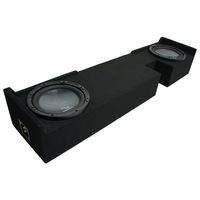 Compatible with 2000-2003 Ford F-150 Ext Super Cab Truck Harmony R124 Dual 12" Sub Box Enclosure