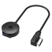 2020 Upgrade Version AMI Bluetooth 4.0 Adapter Compatible with Audi Media-in Interface MMI MDI for Audi VW Car Bluetooth Adapter Streaming Hi-Fi Music USB Flash Charger