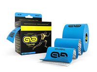 GO TAPE Cotton Kinesiology Tape - Uncut - 2 in x 16.4 ft (Blue)