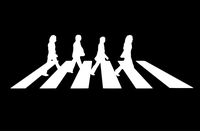 Legacy Innovations The Beatles Abbey Road White Decal Vinyl Sticker|Cars Trucks Vans Walls Laptop| White |7.5 x 2.25 in|LLI638