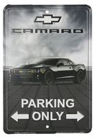 Camaro Parking Only 8 X 12 Metal Parking Sign by HANGTIME
