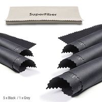 EACHPOLE Pack of 6 Microfiber Cleaning Cloths for Eyeglasses Smartphones Tablets, 6 x 7 inch, APL1915