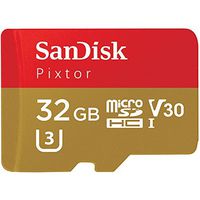 SanDisk Pixtor Advanced microSDHC UHS-I Memory Card (SDSQXSG-032G-ABCCA) - 32GB - New