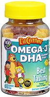 L'il Critters Omega-3 Gummy Fish 60 Each (Pack of 9)