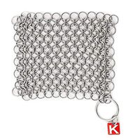 Knapp Made CM Scrubber - Stainless Steel Chain Mail Scrubber for Cast Iron Cookware
