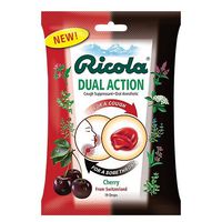 Ricola Dual Action Cough Drops Cherry 19 drops Pack of 2