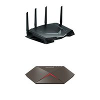 NETGEAR Nighthawk Pro Gaming Lag Killer Bundle | XR500 AC2600 WiFi Router Powered by Netduma DumaOS | GS810EMX 10 Port Multi-Gigabit Switch | XR500-100NAS + GS810EMX-100NAS