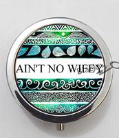 BlackKey Ain't No Wifey 3-Compartment Decorative Pocket Gift Box Case Organizer for Pill, Color 1 -1165