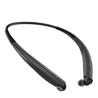 Legato Bluetooth Headphones Neckband Retractable Bluetooth Headset Wireless Headphones Earbuds (Tireless Fit) aptX Audio/Noise Isolation/AI Voice Command/Nanofiber Core Tech, Wear The Sound TM