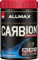 ALLMAX Nutrition Carbion+, Maximum Strength Electrolyte and Hydration Energy Drink, Blue Bomb Pop, 870g