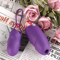 Geloo Portable Silicone Six Toys for Women Strong Pleasure Waterproof Silent 10 Speed &5 S-u-ck Modes Electric Mini Wand, Perfect for Therapy Back Neck Muscle Aches Sports Recovery