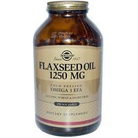 Solgar – Flaxseed Oil 1250 mg, 250 Softgels
