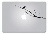 A Bird on Branch Apple Macbook Laptop Decal Vinyl Sticker Apple Mac Air Pro Retina