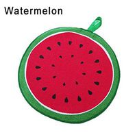 Rurah Fruit Hand Towel Kitchen Hanging Bathroom Cleaning Rag Wipe Washcloths Watermelon