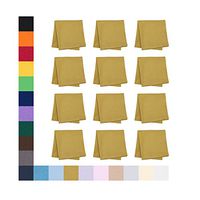 Eyeglass Cleaner Microfiber Cloth - Glasses Cleaner For All Gentle Surfaces, Touchscreens, Smartphones, Camera Lenses, LCD & HD Screens -Mustard, 12 Pack- By OptiPlix