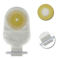 Wxnnx One-Piece Cut-to-Fit Anorectal Ostomy Bag, Drainable Pouch Supplies, 10 Pcs