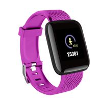 IP67 Waterproof Smart Watch, Fitness Tracker with Heart Rate Monitor, Bluetooth, Heart Rate, Blood Pressure, Music, Sleep & Swim Tracking,1.3inch Touch Screen Smartwatch (Purple)
