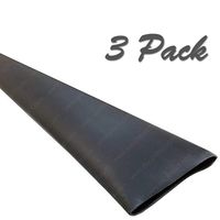 1.5" Polyolefin 3:1 Adhesive Lined Dual Wall Heat Shrink (38.1mm) Black, 4ft | 3 Sticks (12FT Total)