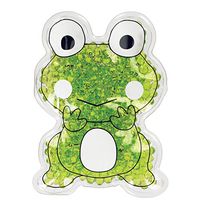TheraPearl Children's Pals, Ribbit The Frog, Non Toxic Reusable Animal Shaped Hot Cold Therapy Pack, Flexible Compress for Injuries, Swelling, Pain Relief, Bee Stings