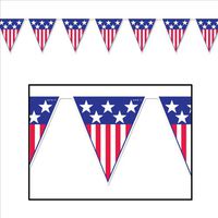 Spirit Of America Pennant Banner Party Accessory (1 count) (1/Pkg)